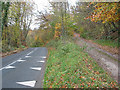 Hilltop road and parallel track near Joy's Green in GL17 9SR