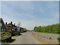 Roadworks on Sutton Road, Walpole Cross Keys in PE34 4HB