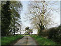 Road from Magpie Farm approaching the A47 in PE32 1JE