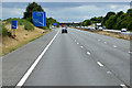 Southbound M5 at Junction 24 in TA6 6WF