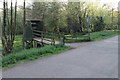 Birdwatching screen in the country park in NN11 0WR