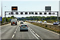 Overhead Sign Gantry, Southbound M5 near Almondsbury in BS34 6AN