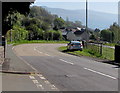 Hairpin bend in the A40, Bwlch, Powys in LD3 7HZ