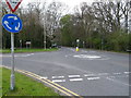 Mini roundabout on the A416 in HP6 5PU