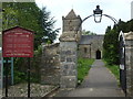 Entrance to St Michael's church in TA7 8AB