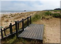 Steps to the beach at Sizewell in Sizewell