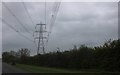 Pylon by Bullock Road, Elton in PE7 3TT