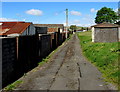 A back lane in Abertysswg in NP22 5AL
