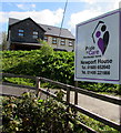 Pride in Care Residential Home, Newport House name sign, Abertysswg in NP22 5LU