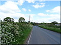 Approaching a bend on the B5395 towards Whitchurch in Agden