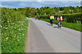 Bank holiday cyclists, Red Post Lane in SP11 0PN