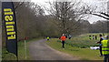 The finish at Dundee Parkrun in Camperdown Park in DD2 3SQ