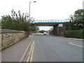 Railway bridge over Townsend Lane (A580) in L4 8US