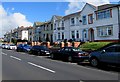 Cars and houses, Carn-y-tyla Terrace, Abertysswg in NP22 5AL