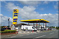 Service station on Barton Road (A534) in CH3 6NF