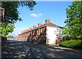 Houses on Holt Road, Wrexham in Caia Park Community