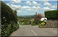 Road leaving Atherington in EX37 9FB