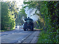 Road locomotive on Balcombe Road in RH10 7FL