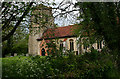 St Mary, Kettlebaston - south elevation in Kettlebaston