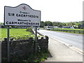 Welcome to Carmarthenshire south of Lampeter, Ceredigion in SA48 8EL