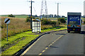 Inveraldie Village Bus Stop, Southbound A90 in DD4 0QY