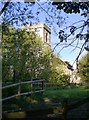 West Hendred: the church seen from Ginge Brook in OX12 8RS