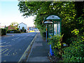 Bus Stop on Liverpool Road, outside Longton Library in PR4 5FD