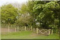 Gate and stile on the Offa's Dyke path in LL17 0TG