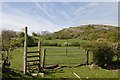 Stile and gate below Y Foel in LL18 6AU