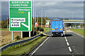 Northbound A90 at Kirriemuir Junction in DD8 1PF