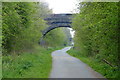 Bridge across the Chester Railway Path at Blacon in CH1 5AU