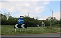 Roundabout on Broadway Road, Bengeworth in WR11 1HP