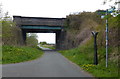 Bridge crossing the Chester Railway Path in CH1 6BL