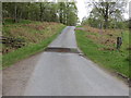 Road and walk-by Cattle Grid near to Ruith Chastle in PH16 5RH