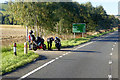 Bikers on the A90 in DD8 3PU