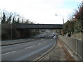 Looking towards bridge at Fareham Station in PO15 6AN
