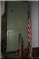 American war memorial in Poddington Church in Podington
