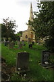 St Mary's churchyard in Podington
