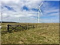 Gate and fencing around Maerdy wind farm in CF42 6TF