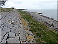 Sea wall along the Dee Estuary near Bagillt in CH6 5RS