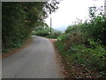 Minor road to East Harptree in BS40 6BZ