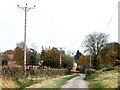 Road junction, Old Bolingbroke in Bolingbroke