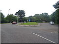 Roundabout on Upton Road (A5027) in CH43 7ND