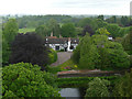 View north from St James church tower in SK11 9RR