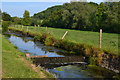 Weir on former mill leat at Dinder in BA5 3PE