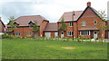 Newly built housing near the top of Knowle Lane in SO50 7EA