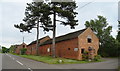 Brick built barns on Yarnfield Lane in ST15 0TY