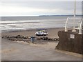 Lifeguard vehicle on Aberafan beach in SA12 6AR