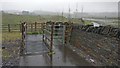 Path and gate at the Garnlydan Rest Area in NP23 5HA