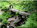 Clapper Bridge at Hebble Hole in HX7 7HN